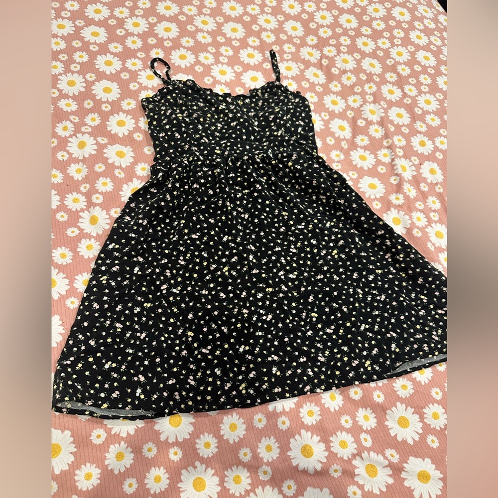 H and M divided flower sun dress